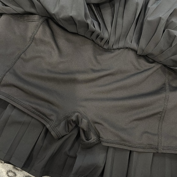 Alo Yoga Grand Slam Tennis Skirt High Waisted, Pleaded Black Size Large - Picture 5 of 7